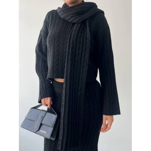 Laon Şallı Triko Takım