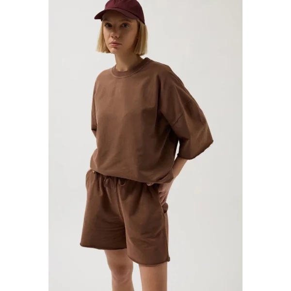 Lazer Kesim Bağcık Detay Şort