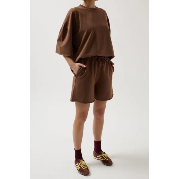 Lazer Kesim Bağcık Detay Şort