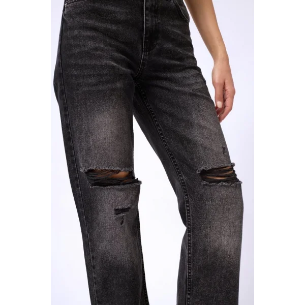 Lazer Kesim Bol Paça Jean