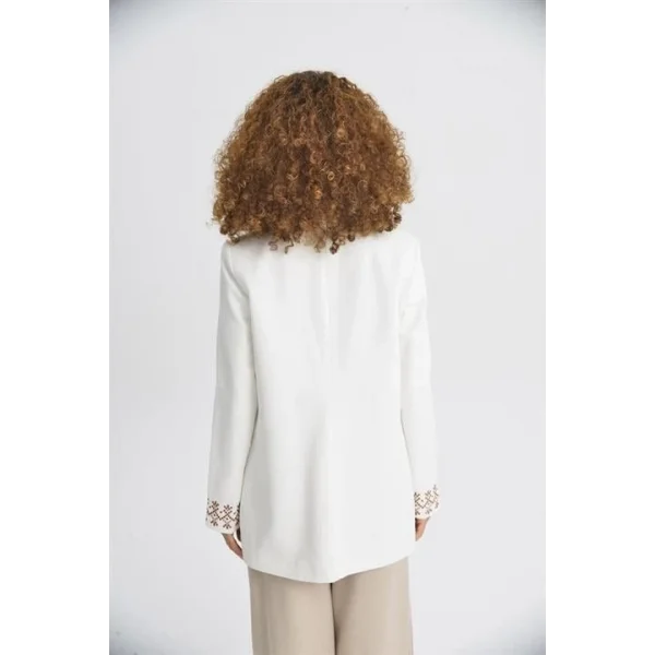 Leomie Nakışlı Blazer Ceket 6106