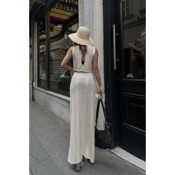 Linda Ajurlu Crop Takım 9798-0025