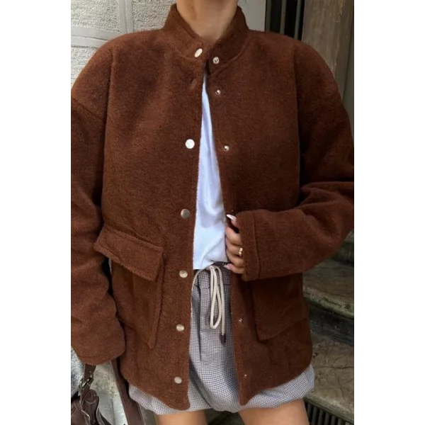 Livia Astarlı Suni Kürk Ceket 6109-08