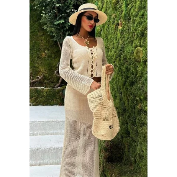 Lobelia Kroşe Bağlamalı Takım 9655-01