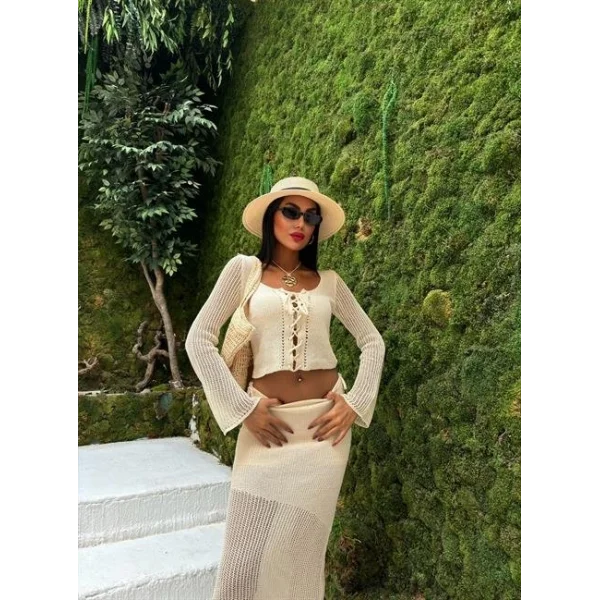 Lobelia Kroşe Bağlamalı Takım 9655-01