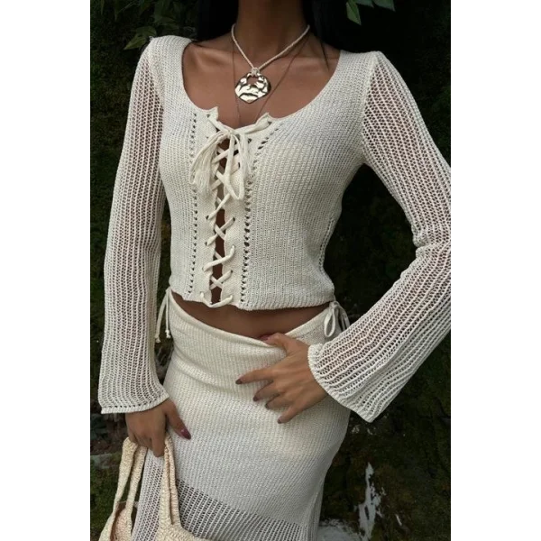 Lobelia Kroşe Bağlamalı Takım 9655-01