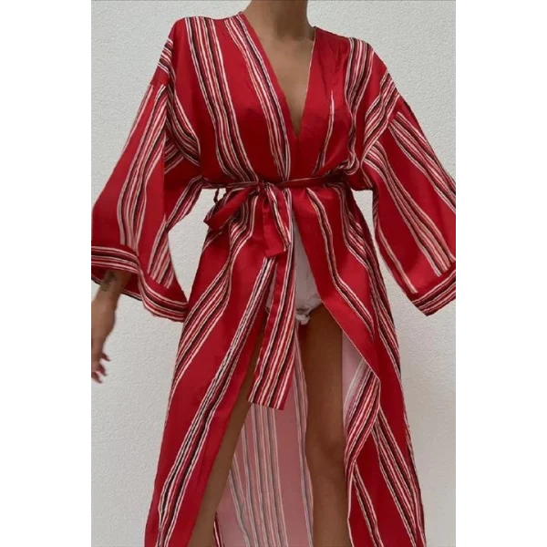 Lucinda Çizgili Kimono 5014-04