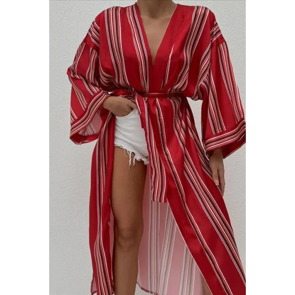 Lucinda Çizgili Kimono 5014-04
