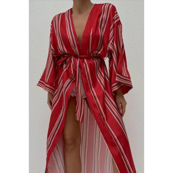 Lucinda Çizgili Kimono 5014-04