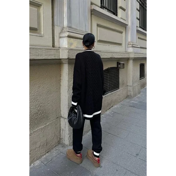 Lunadel Triko Hırka Pantolon Takım 9974