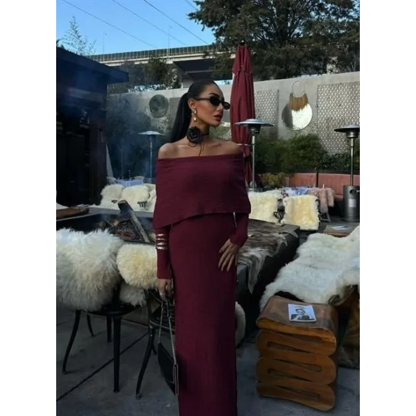 Madonna Yaka Premimum Elbise 2828