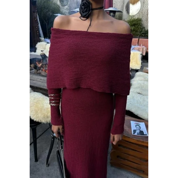 Madonna Yaka Premimum Elbise 2828