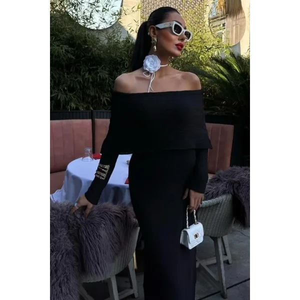 Madonna Yaka Premimum Elbise 2828