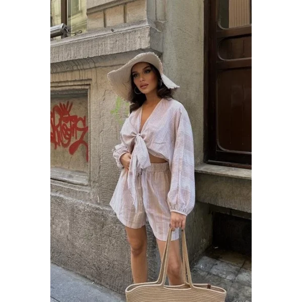 Mandy Keten Şort Takım 9810-0025