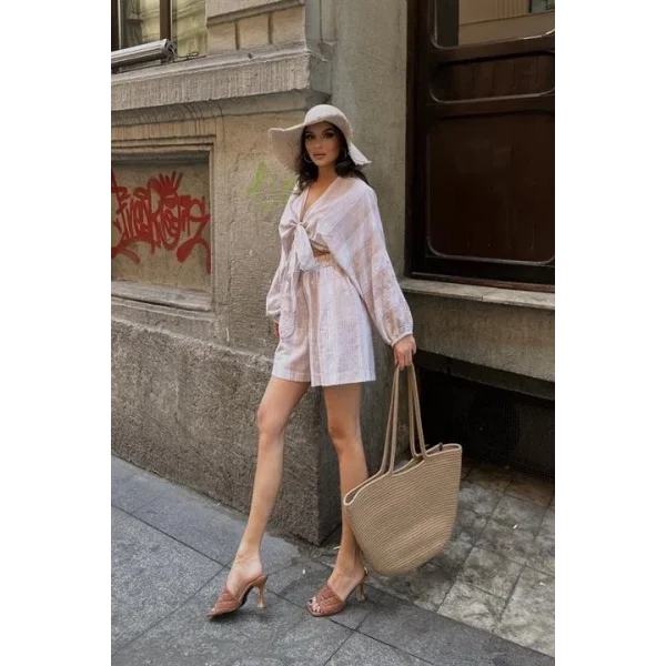 Mandy Keten Şort Takım 9810-0025
