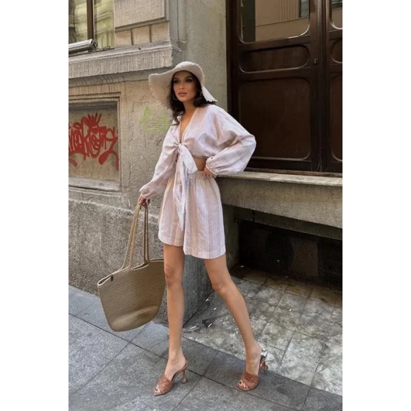 Mandy Keten Şort Takım 9810-0025