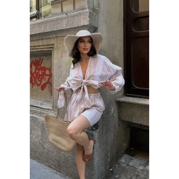 Mandy Keten Şort Takım 9810-0025