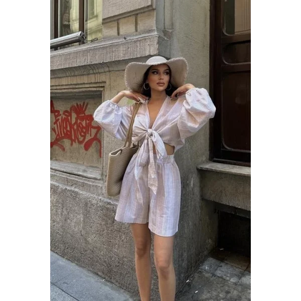 Mandy Keten Şort Takım 9810-0025