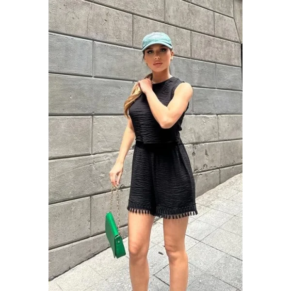 Marla Şortlu Keten Takım 9441-08