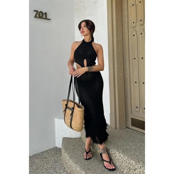 Marlene Püskül Detaylı Elbise 2777