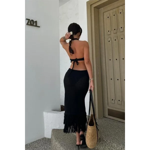 Marlene Püskül Detaylı Elbise 2777