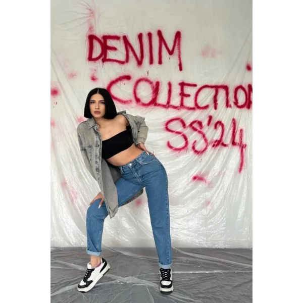 Mavi Boru Paça Jeans Pantolon