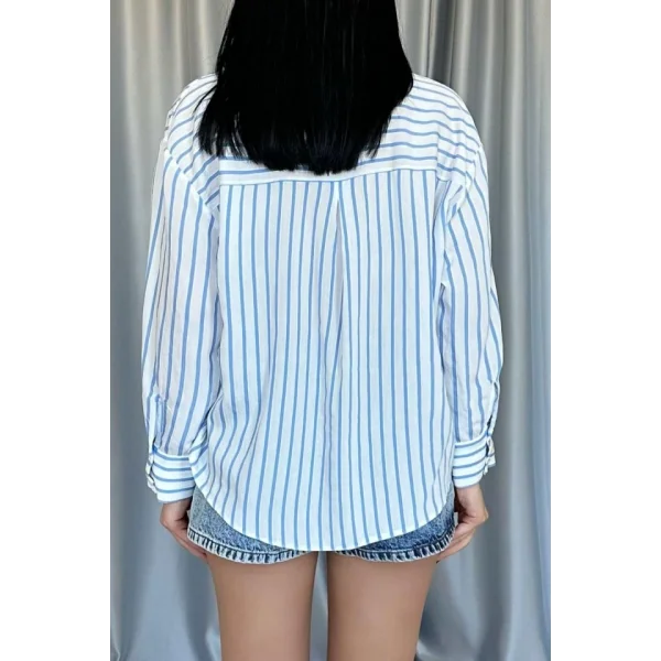 Mavi Çizgili Gömlek