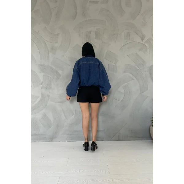 Mavi Kot Bomber Ceket