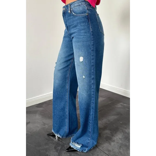 Mavi Palazzo Lazerli Jeans Pantolon