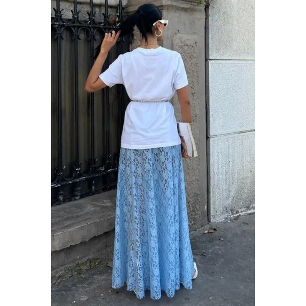 Maxi Dantel Etek 4047