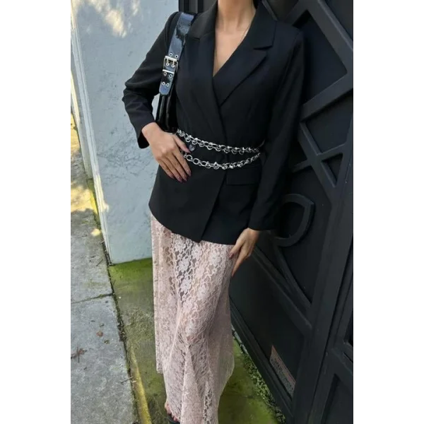 Maxi Dantel Etek 4047