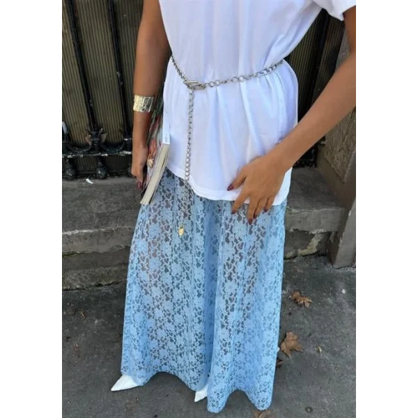 Maxi Dantel Etek 4047