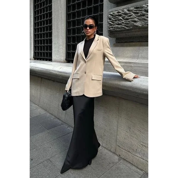 Maxi Saten Etek 4046