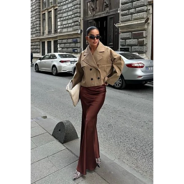 Maxi Saten Etek 4046