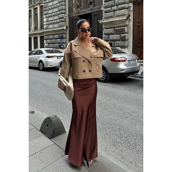 Maxi Saten Etek 4046