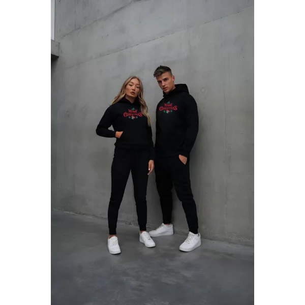 Merry Chrıstmas Sweatshirt & Hodie - Siyah