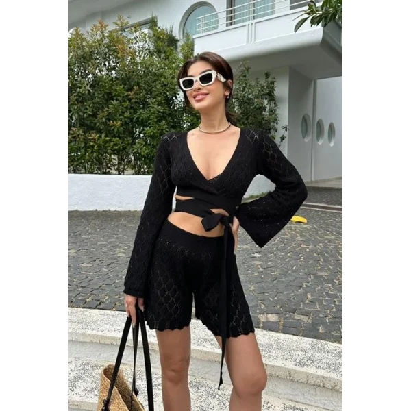 Meryl Kroşe Bağlamalı Takım 9864