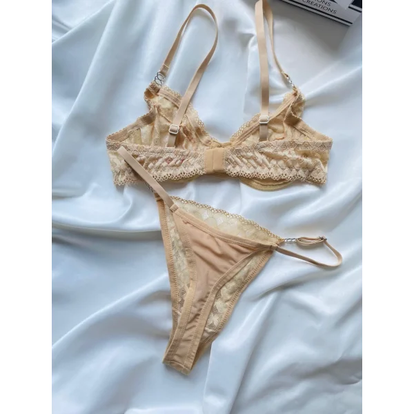Mia Nude Bralet Sütyen Takım