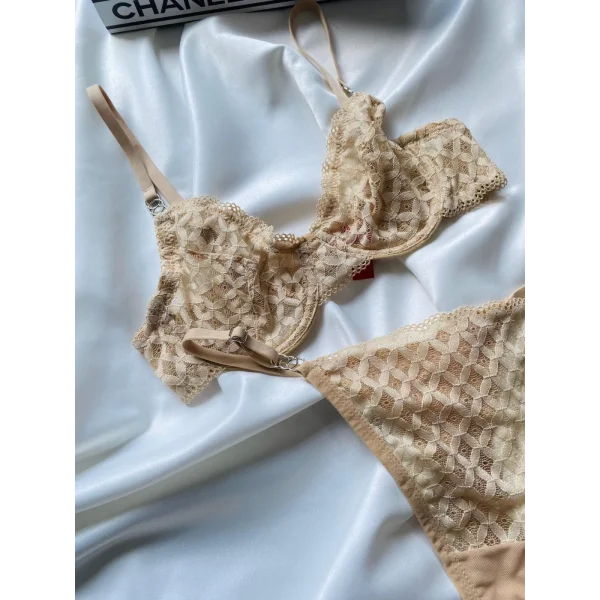 Mia Nude Bralet Sütyen Takım