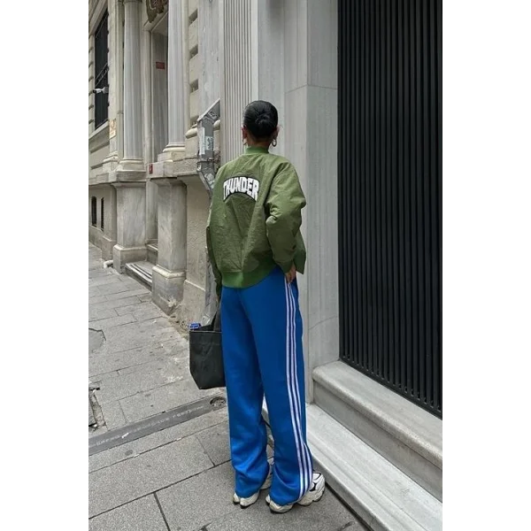 Michonne Ribanalı Bomber Ceket 7059 -08