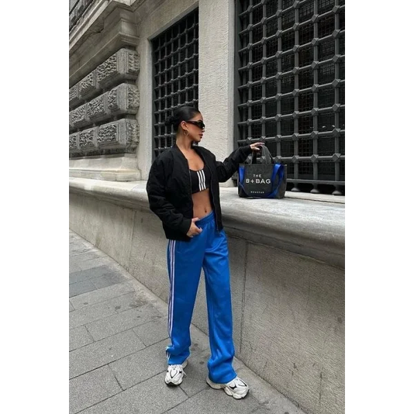 Michonne Ribanalı Bomber Ceket 7059 -08