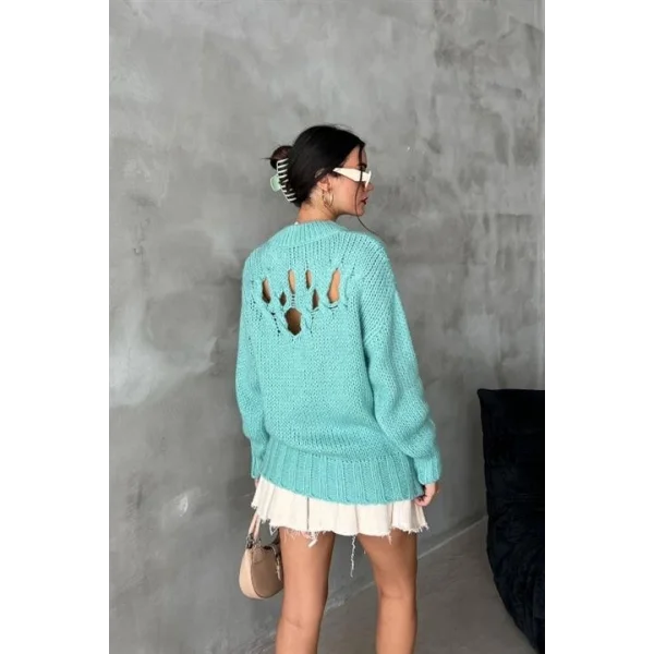 Midred Cut Out Triko Kazak 1200-09