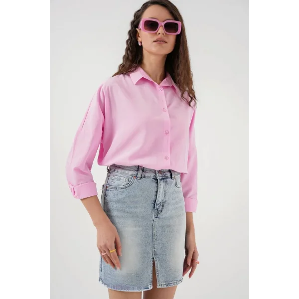 Mini Kot Etek 8037  Mavi