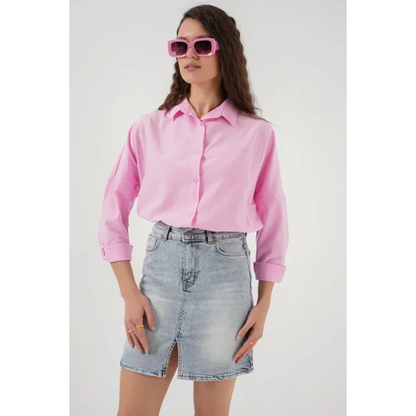 Mini Kot Etek 8037  Mavi