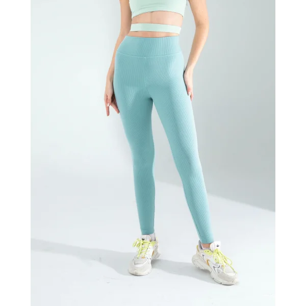 Mint Fitilli Push Up Toparlayıcı Spor Tayt