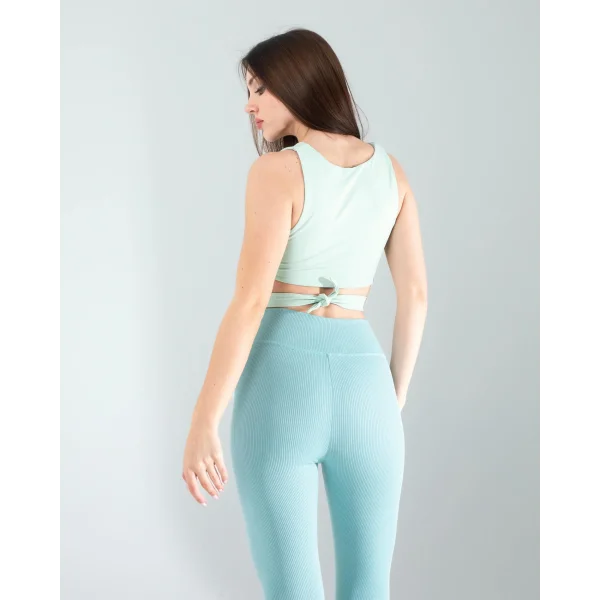 Mint Önü Kurdeleli Askılı Dalgıç Crop