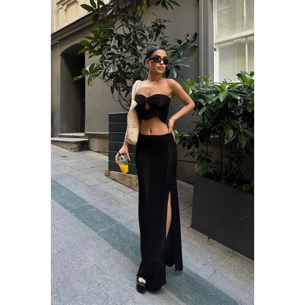 Mischa Cut Out Ajurlu Takım 9839