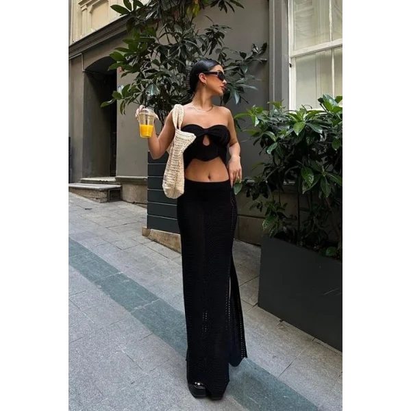 Mischa Cut Out Ajurlu Takım 9839