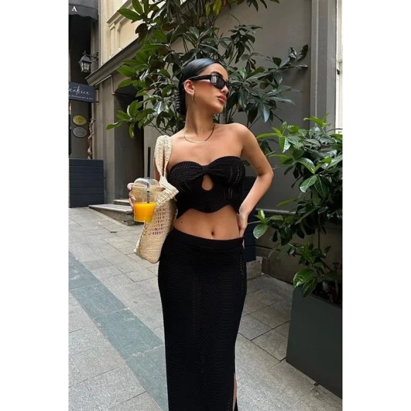 Mischa Cut Out Ajurlu Takım 9839