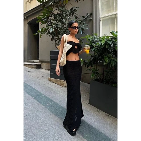 Mischa Cut Out Ajurlu Takım 9839